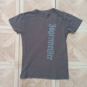 Jägermeister mens Y2K vertical logo style t-shirt 100% cotton size M